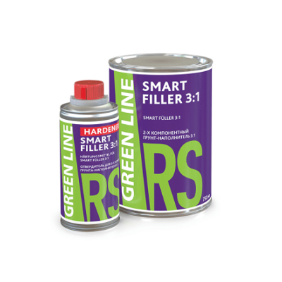 Грунт-наполнитель GL+ мокрый-по-мокрому SMART FILLER 3:1 белый 750+250